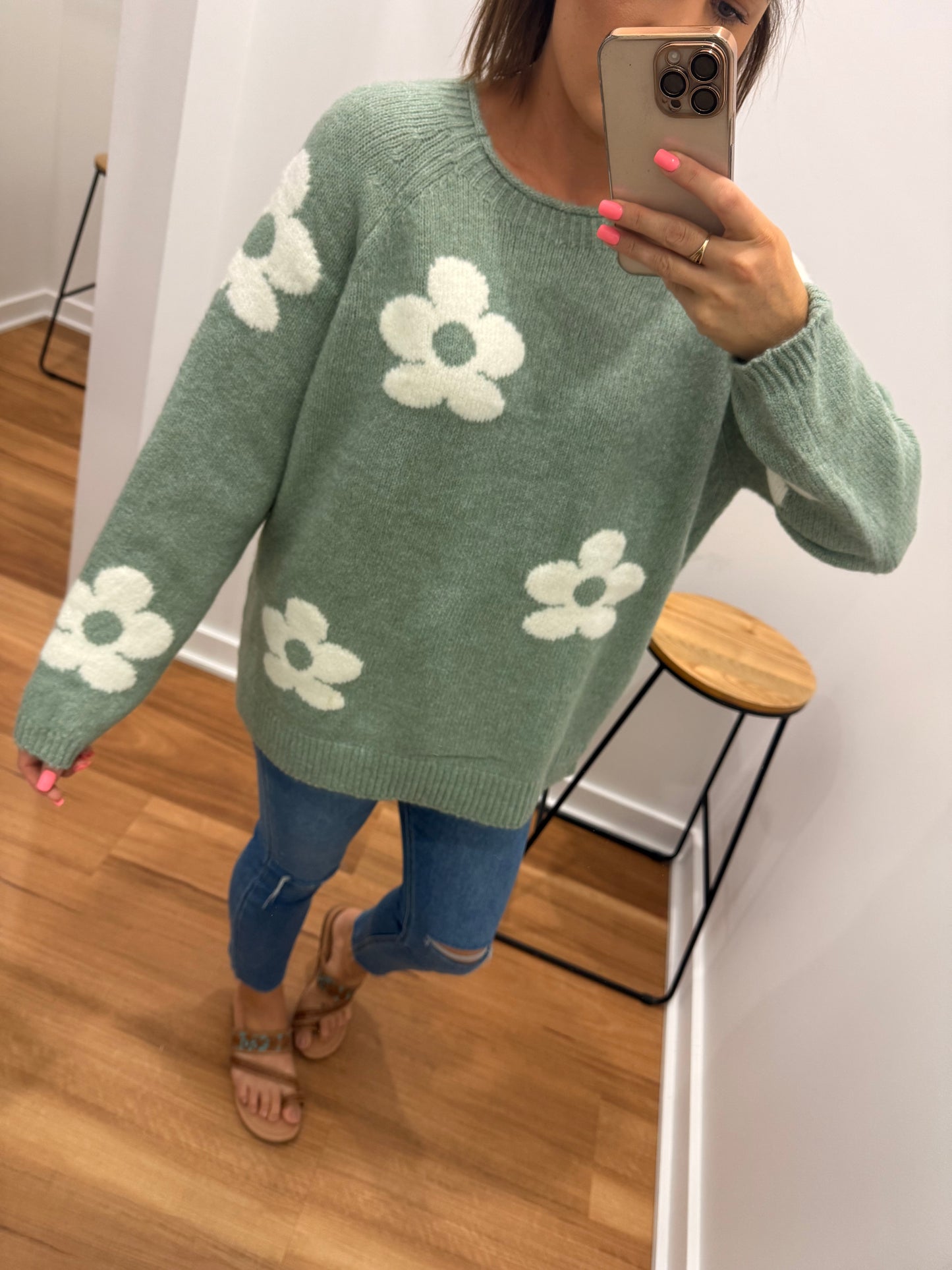 Elowen Jumper - Sage