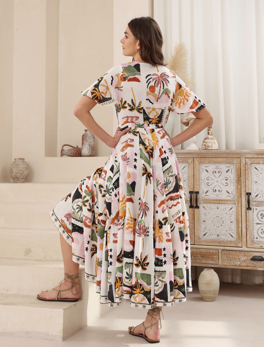 California sleeve Dress