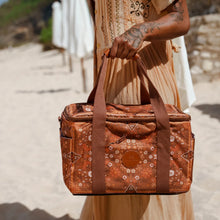 Load image into Gallery viewer, Boho Sun Brown Cooler Bag