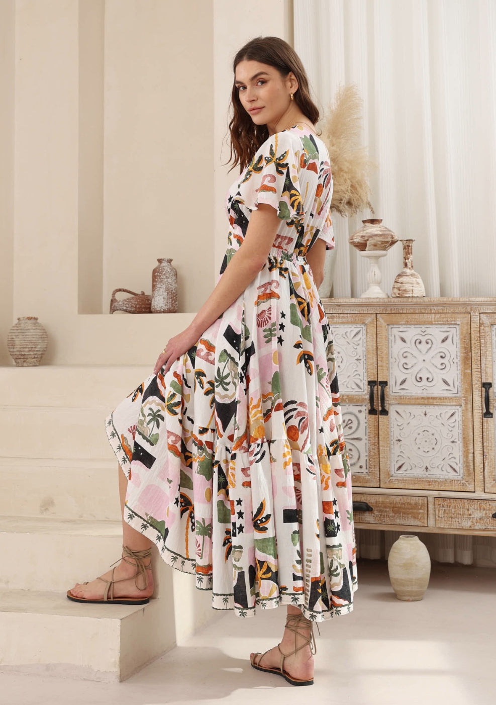California sleeve Dress