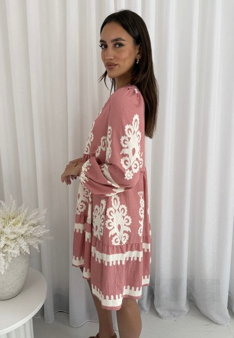 Aroma Dress - Pink