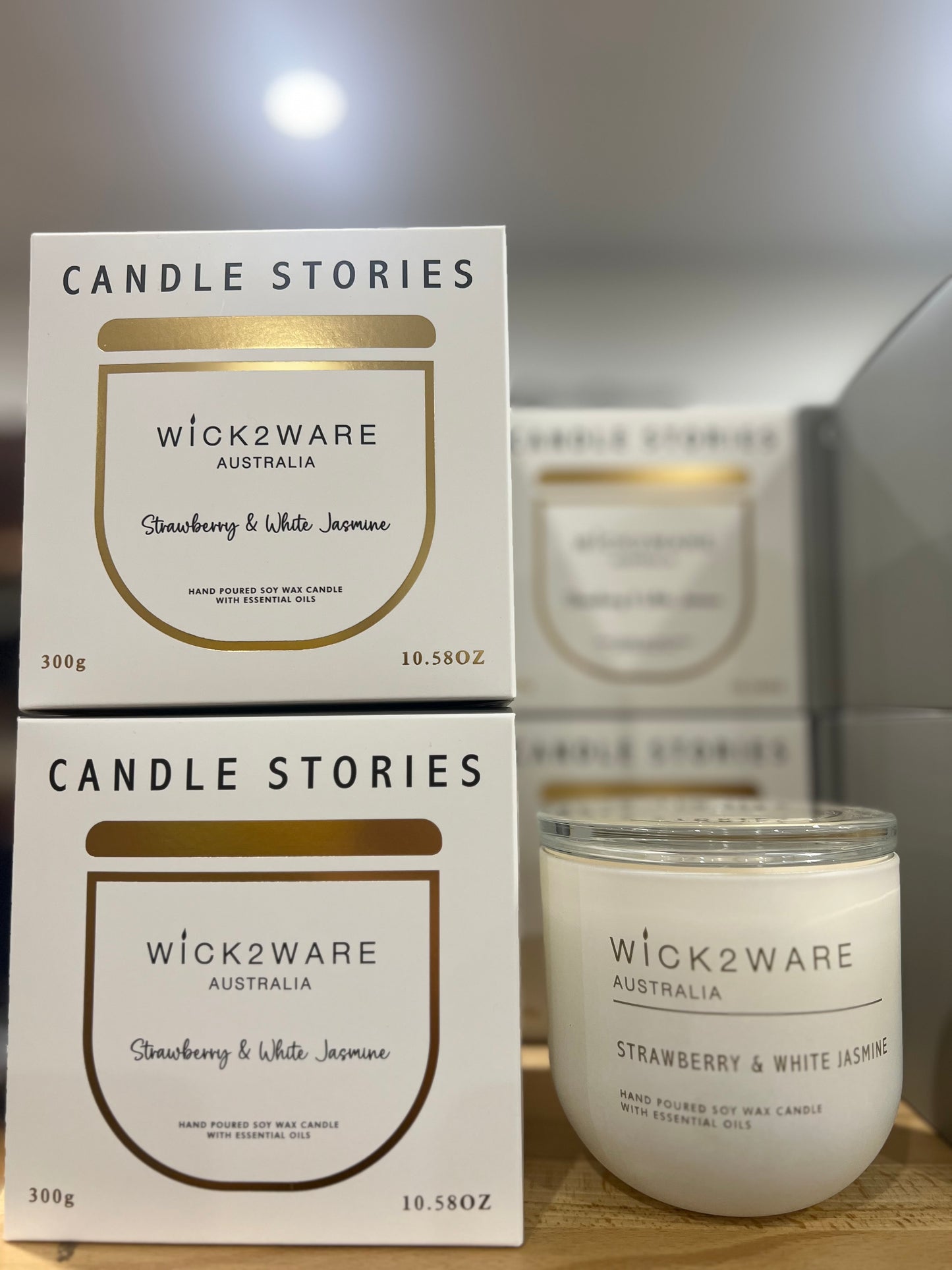Strawberry White Jasmine Candle