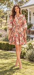 Water Colour Garden Dress