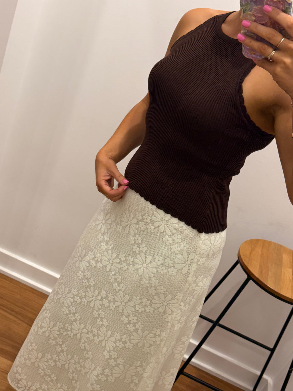 Mylah Skirt - White