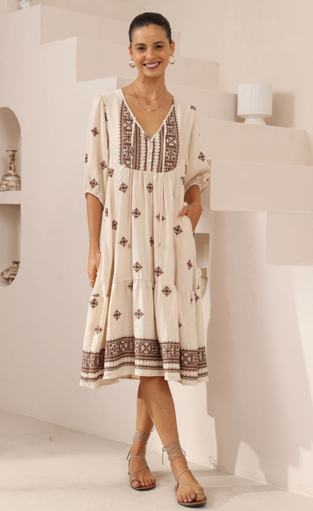 Hallie Midi Dress