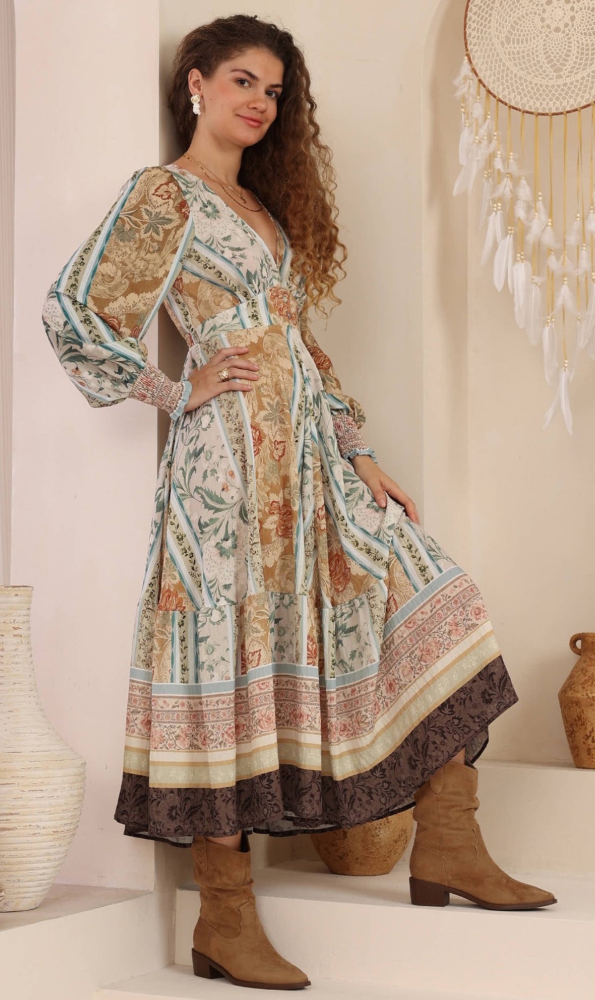 Sage River Maxi Dress