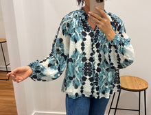 Load image into Gallery viewer, Stevie Top - Aqua Blue
