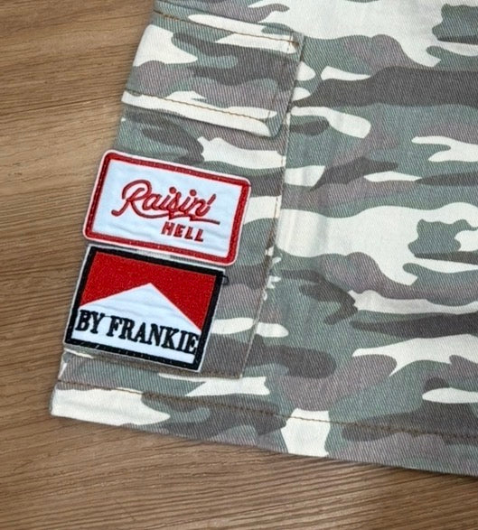 ' By Frankie '  Light Camo Skirt