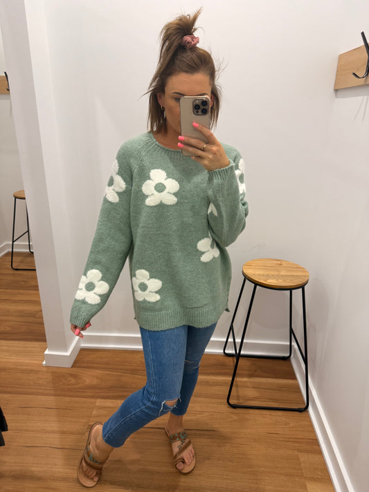 Elowen Jumper - Sage