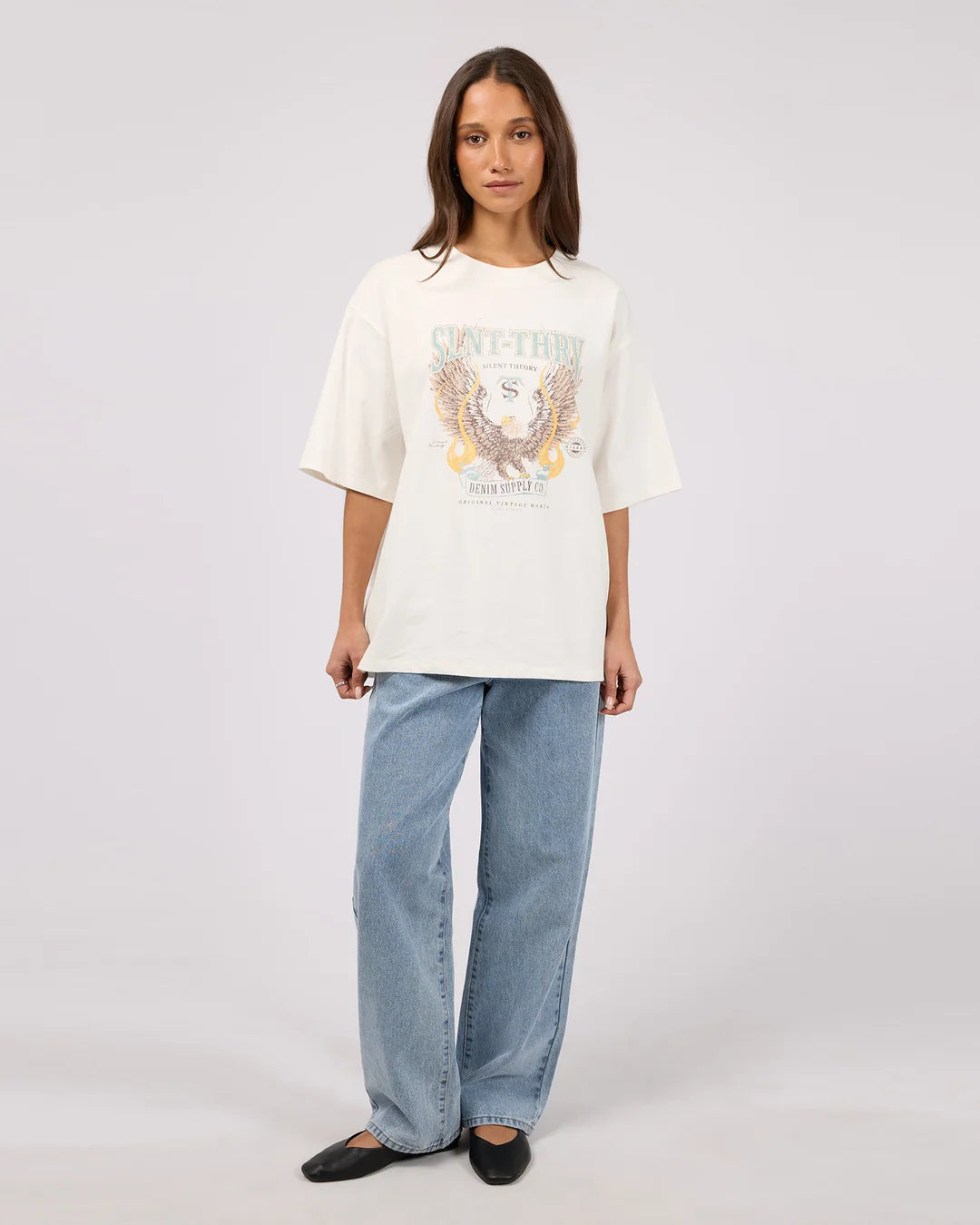 Anthem Oversized Tee - White