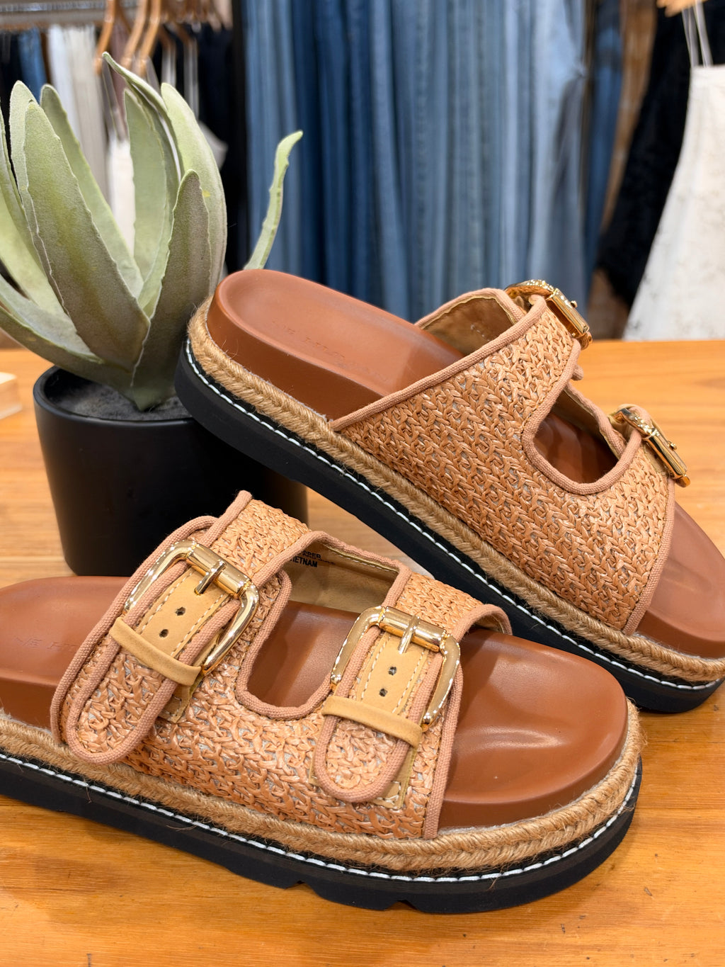 Mapple Slide - Tan By Human Shoes