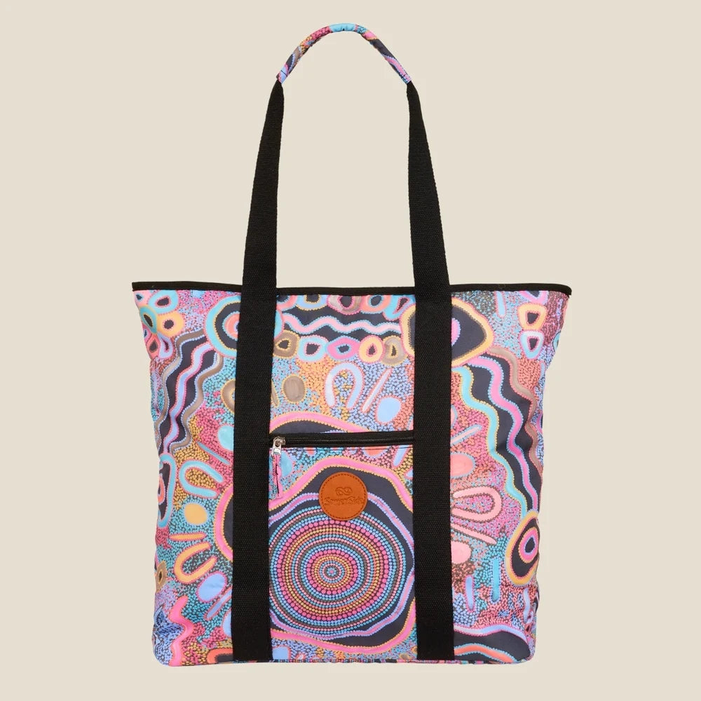 Camping Under moonlight Beach Bag