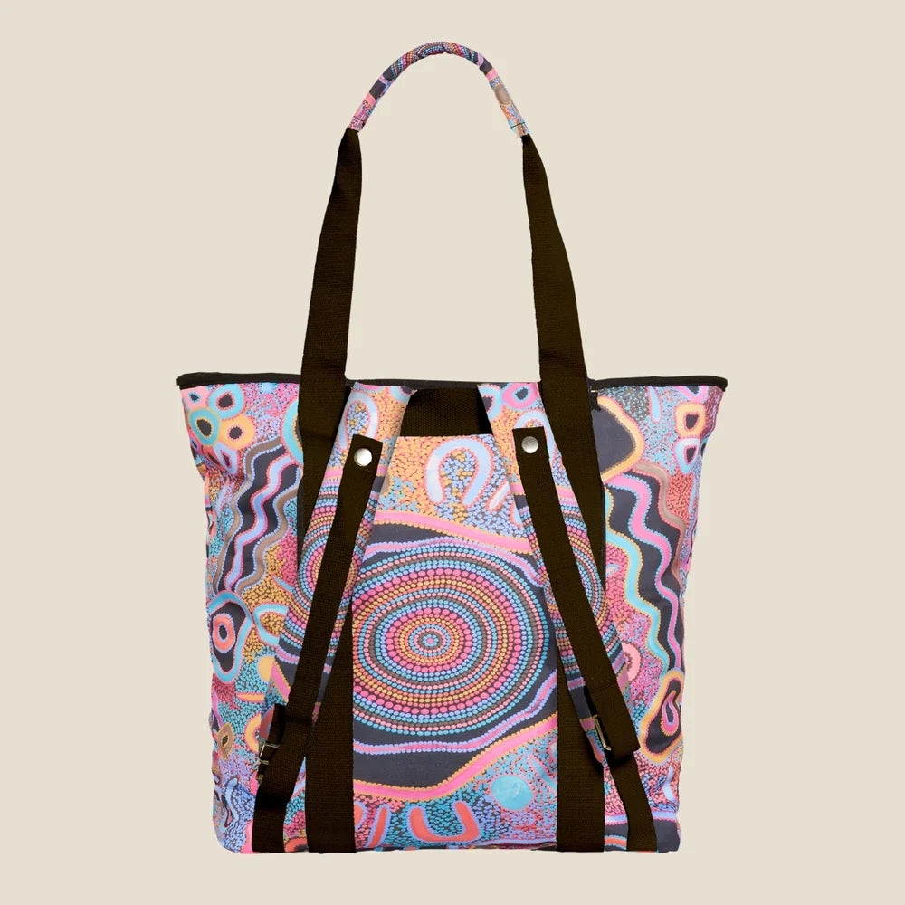 Camping Under moonlight Beach Bag