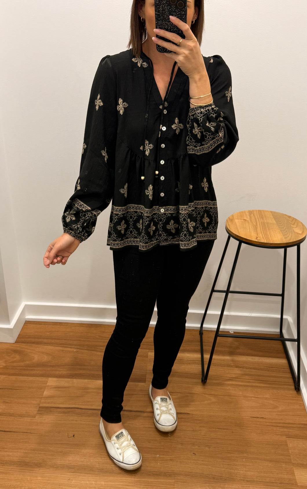 Rozen Top - Black