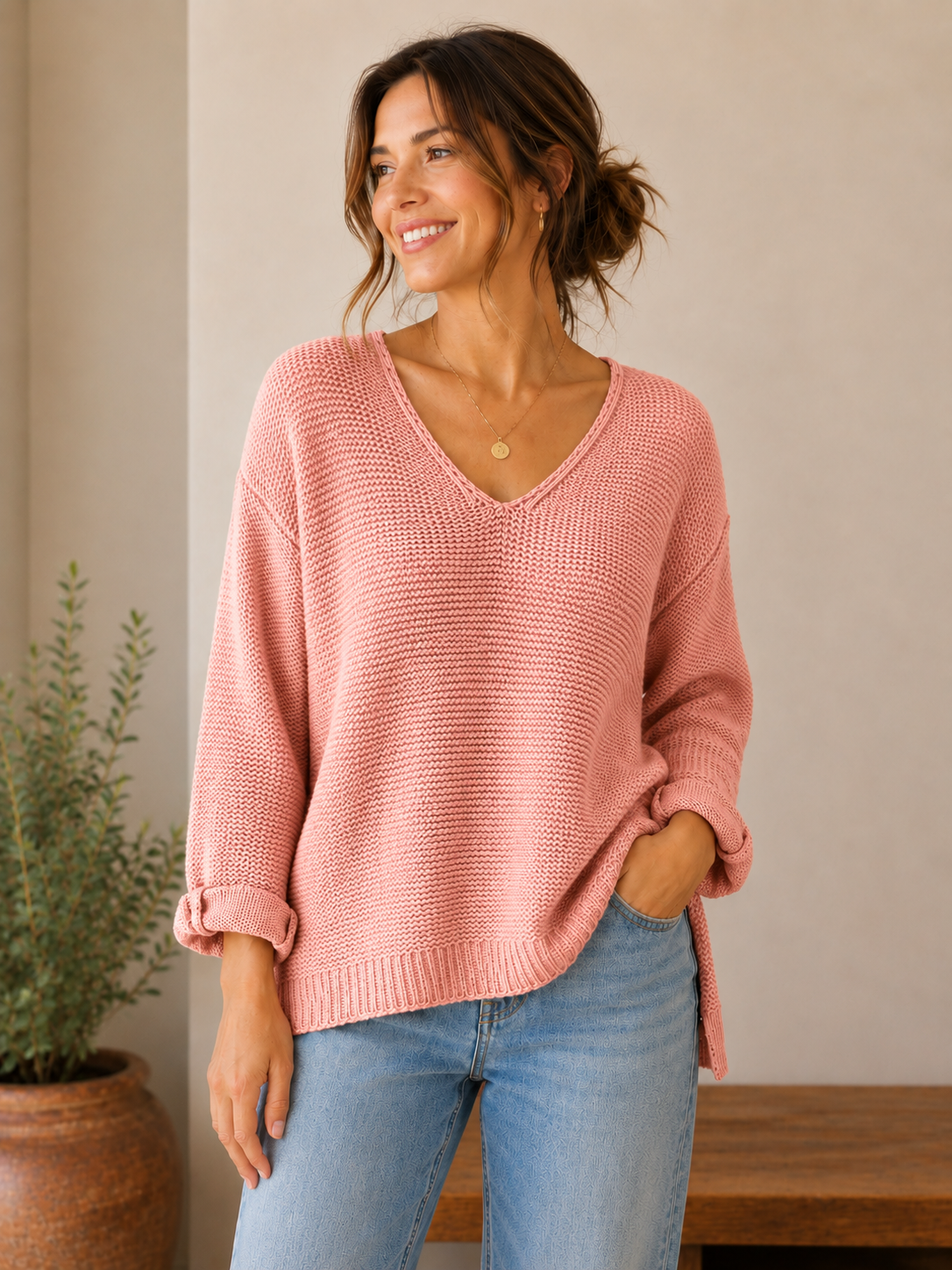 Marley Knit - Salmon