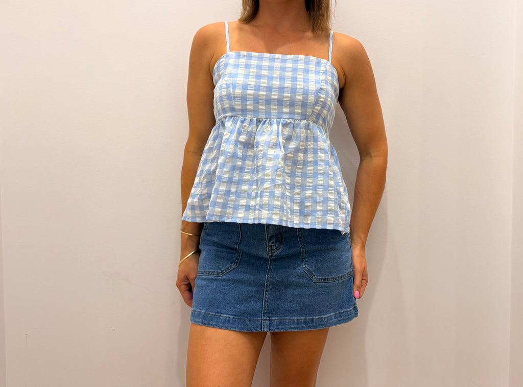 Reese Top - Blue