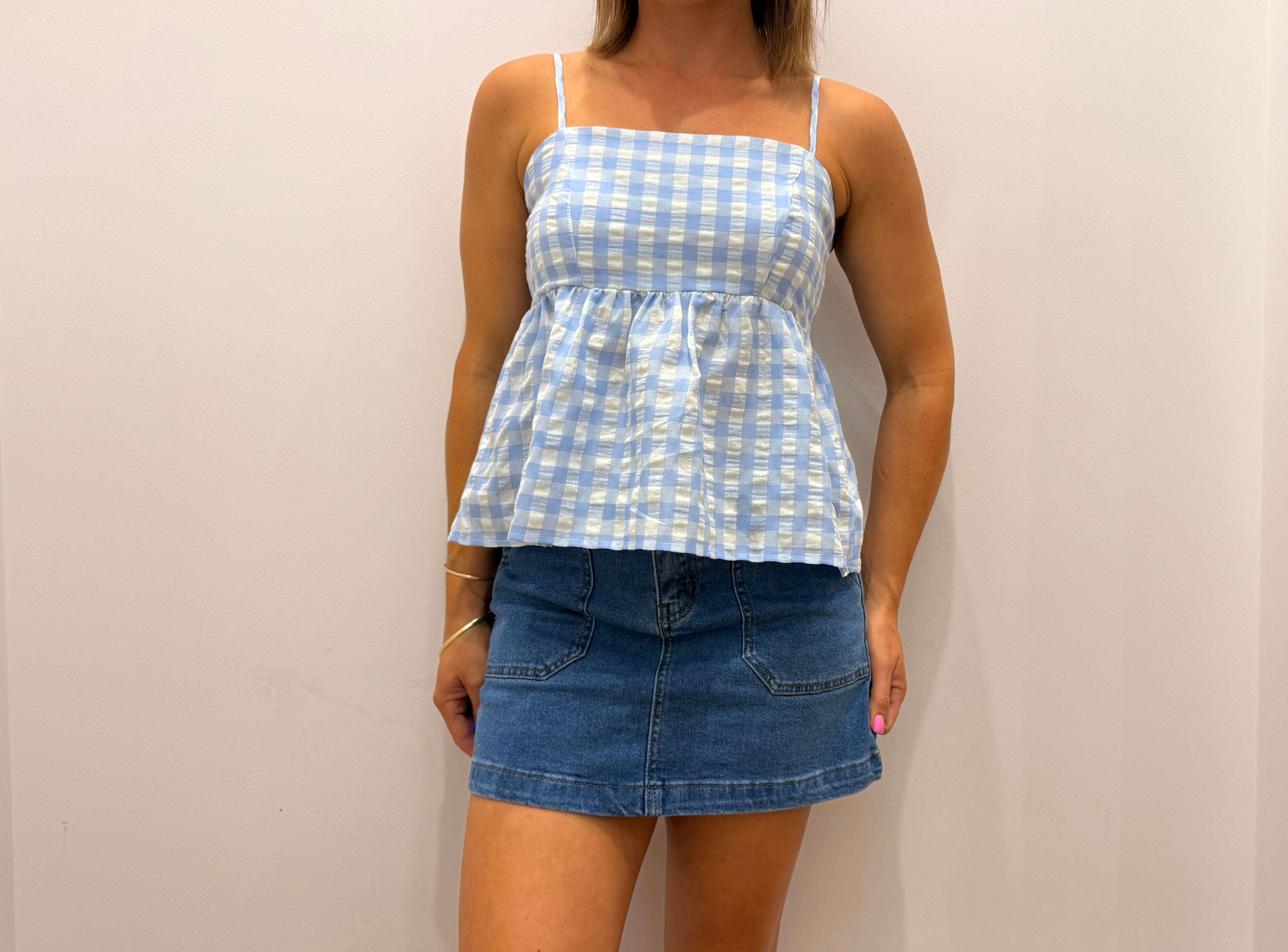 Reese Top - Blue