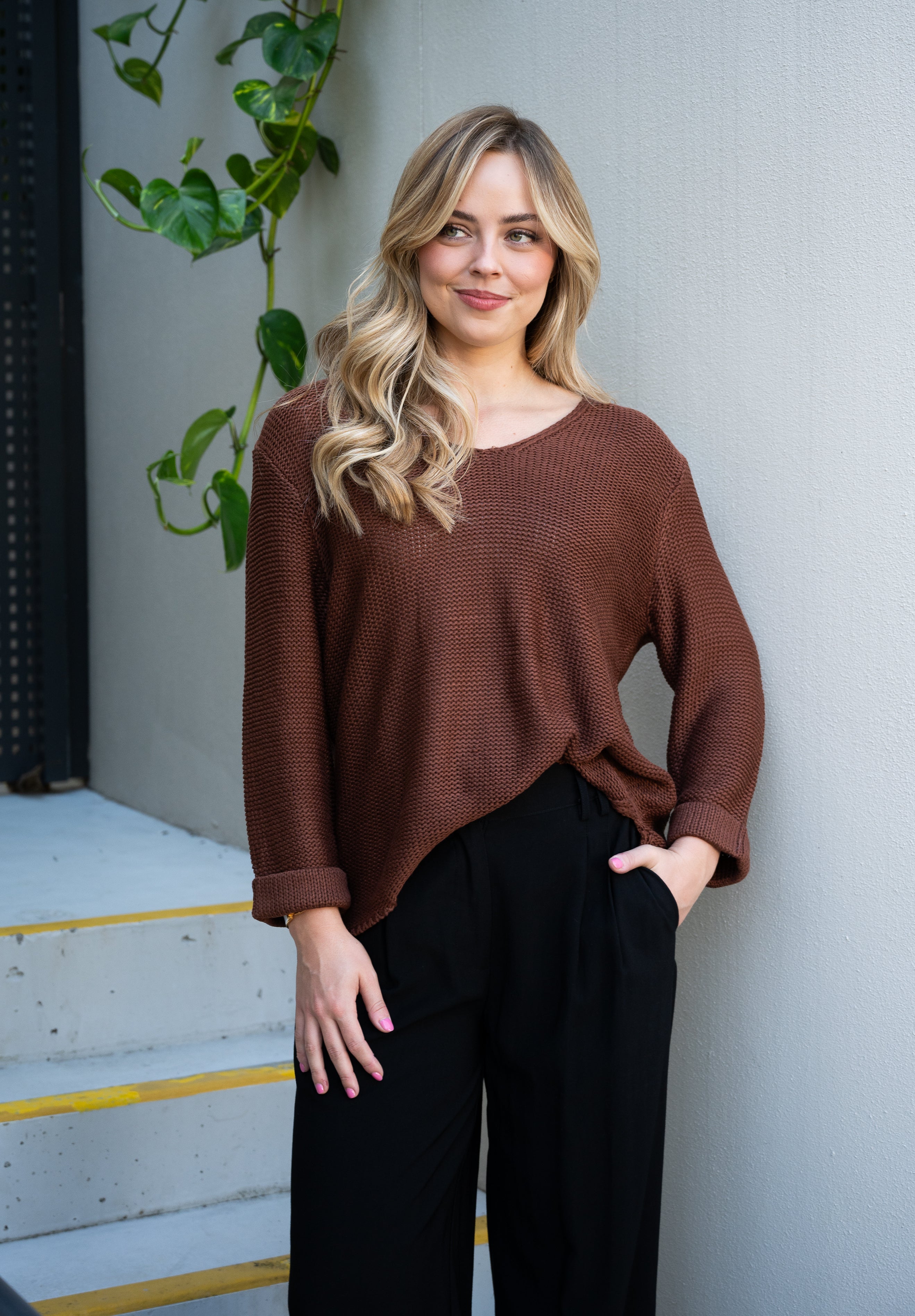 Marley Knit - Choc