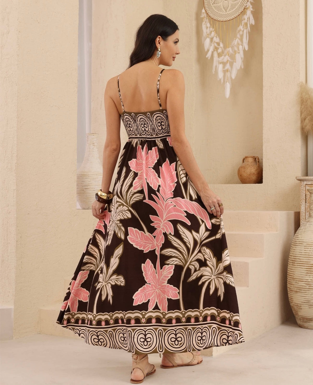 Chocolate Valley Maxi Dress
