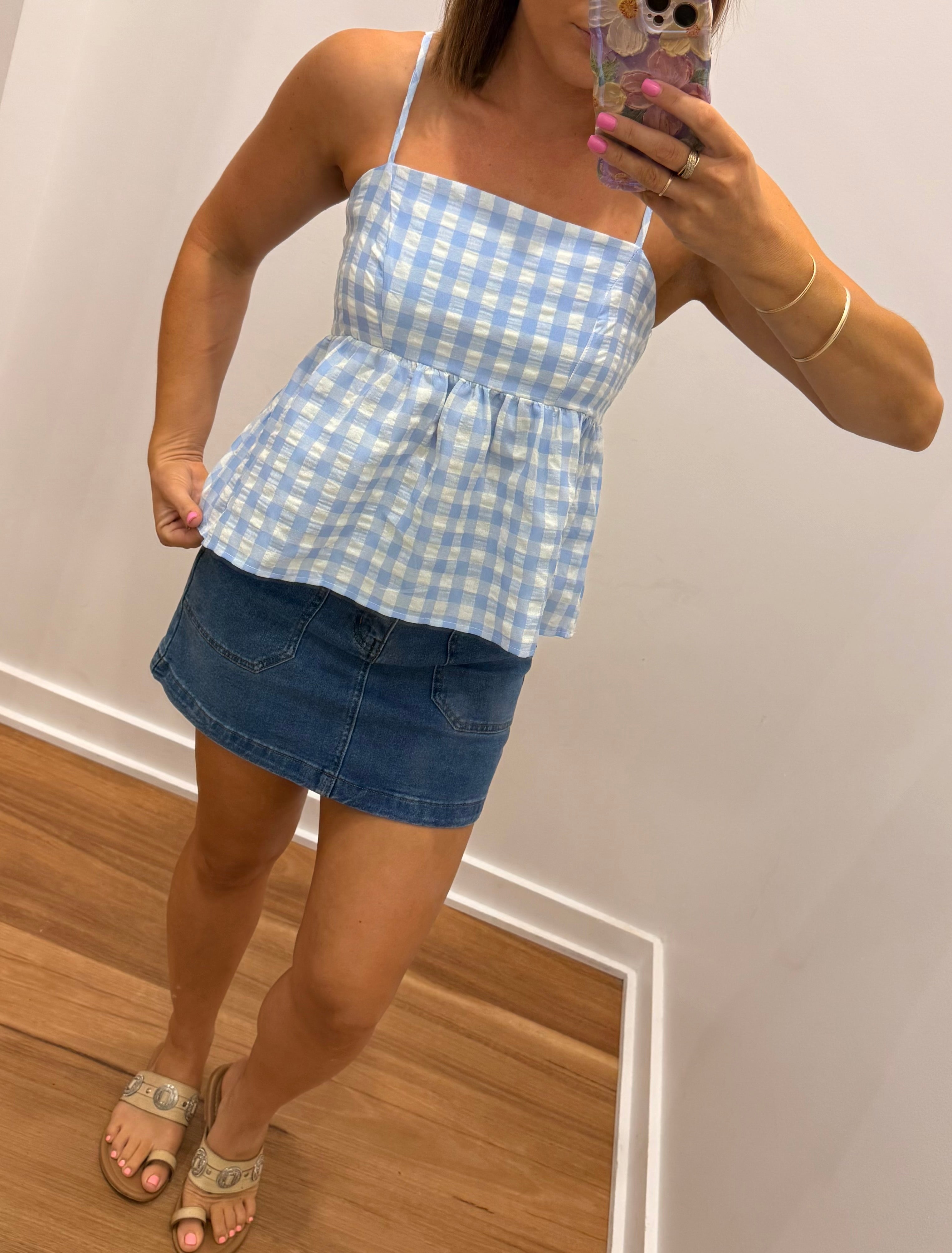 Reese Top - Blue