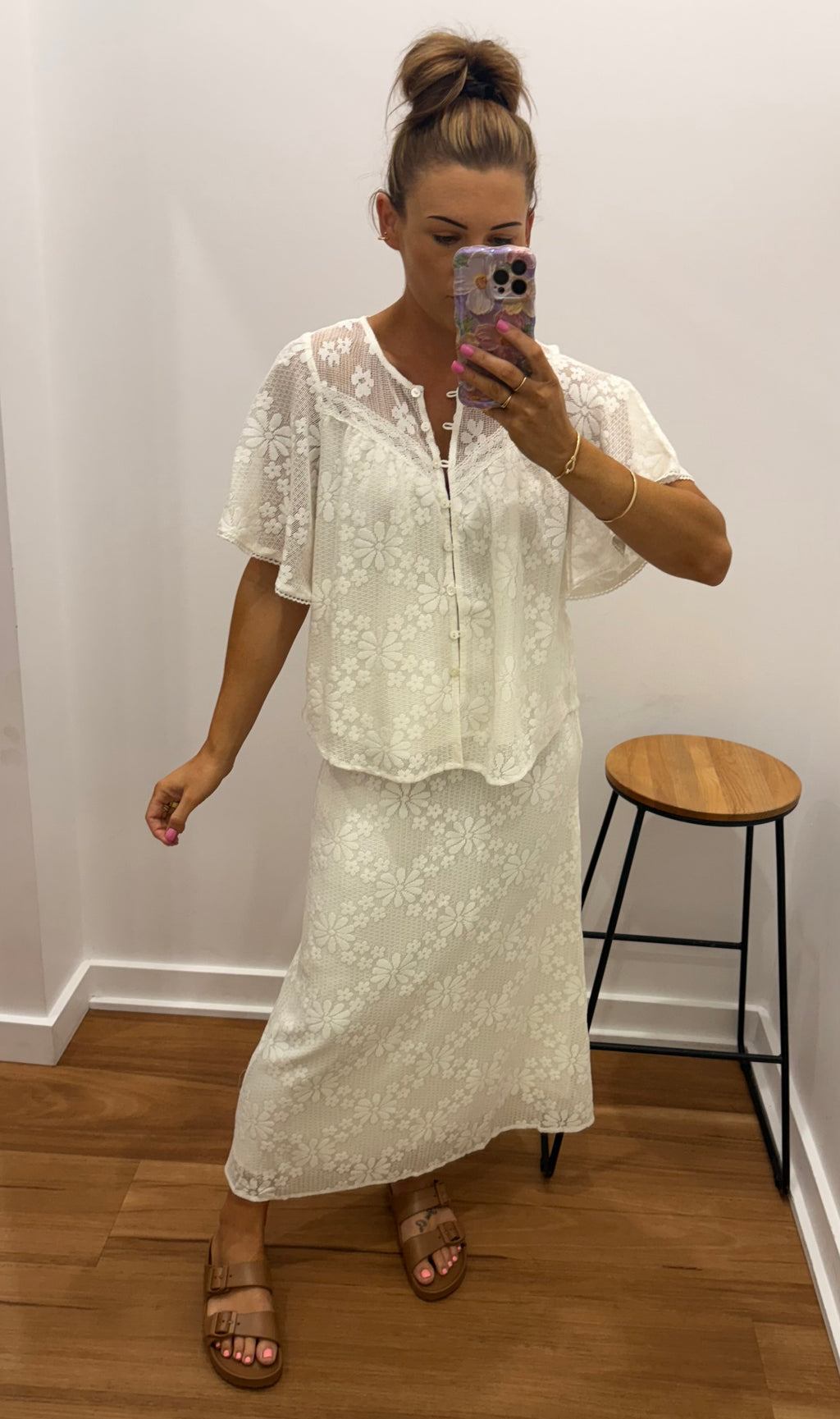 Mylah Skirt - White