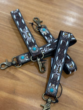 Load image into Gallery viewer, Eagle Range Hand-Tooled Key Fob
