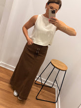 Load image into Gallery viewer, Zarah Maxi Skirt - choc
