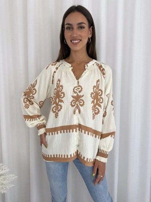 Lona Shirt - Beige