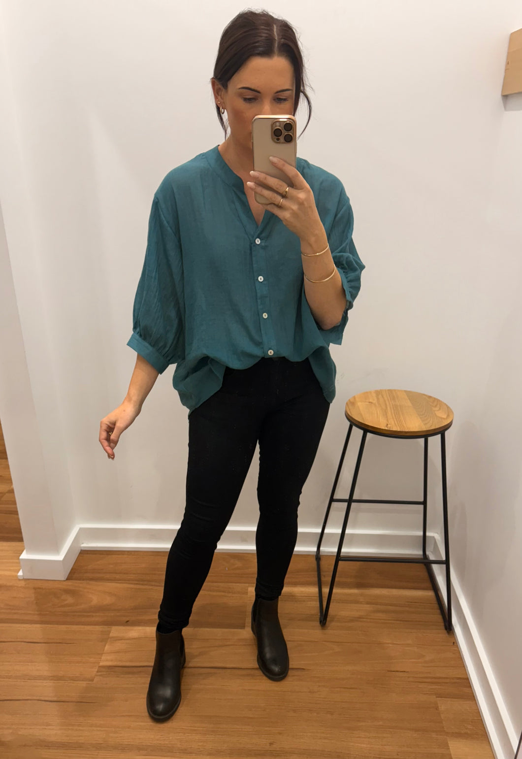 Elysia Top - Emerald