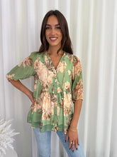 Load image into Gallery viewer, Zahra Top - Green
