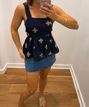 Load image into Gallery viewer, Ivy Top - Navy
