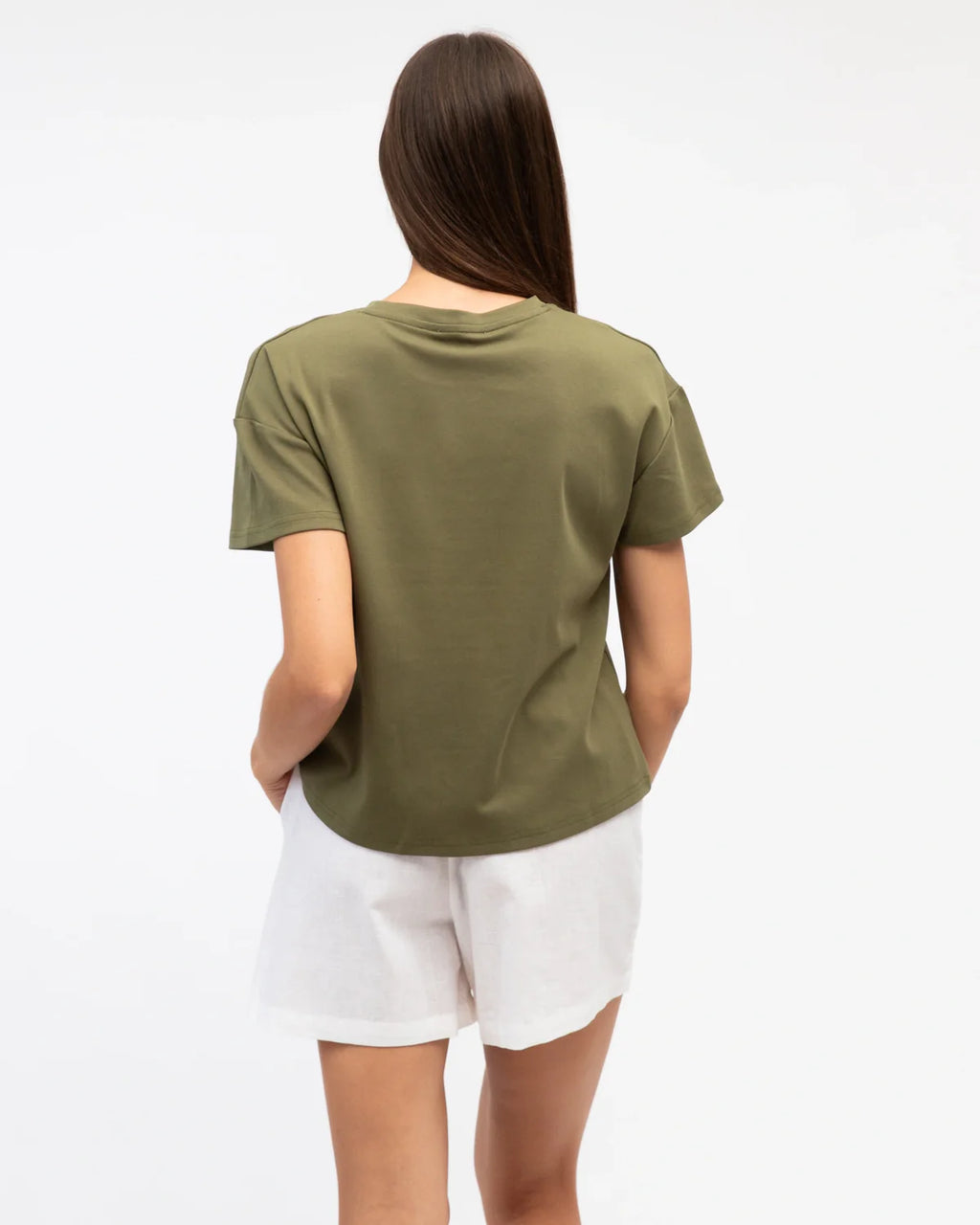 Easy Tuck Tee - Olive