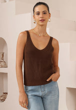 Load image into Gallery viewer, Karly Singlet - Choc
