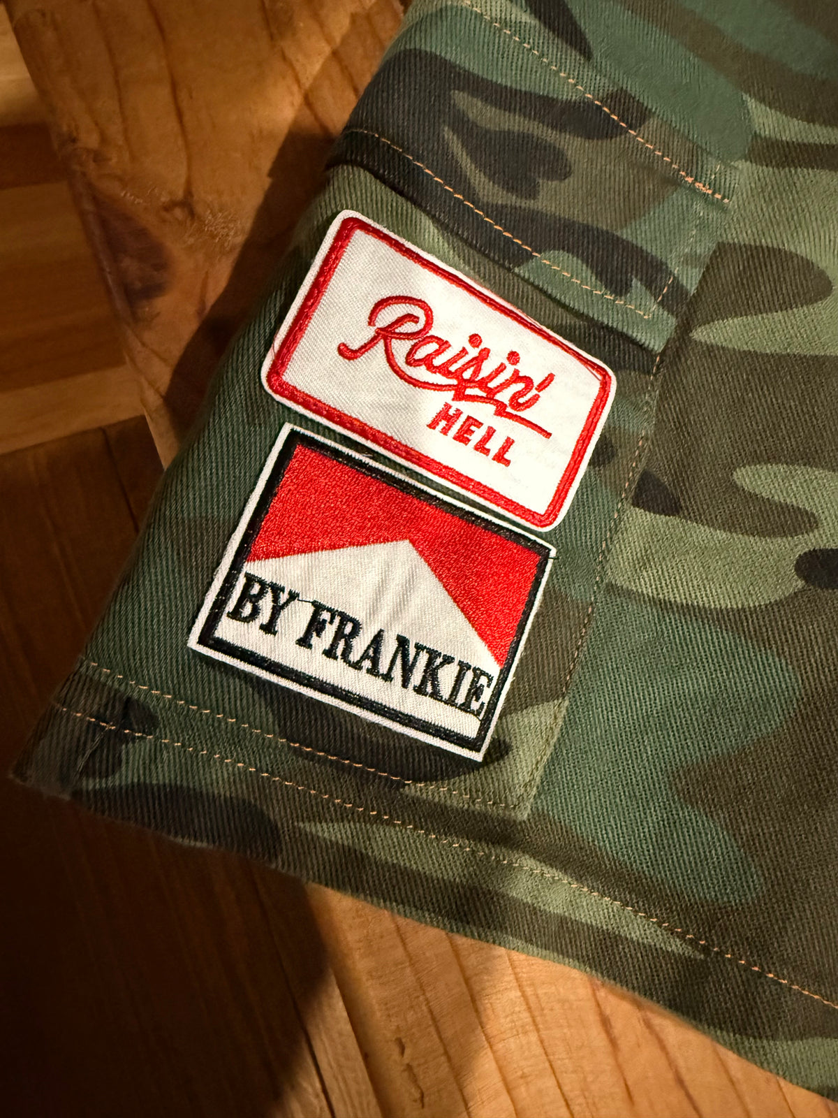 'By Frankie' - Dark Camo Skirt