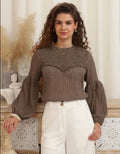 Lois Top - Brown
