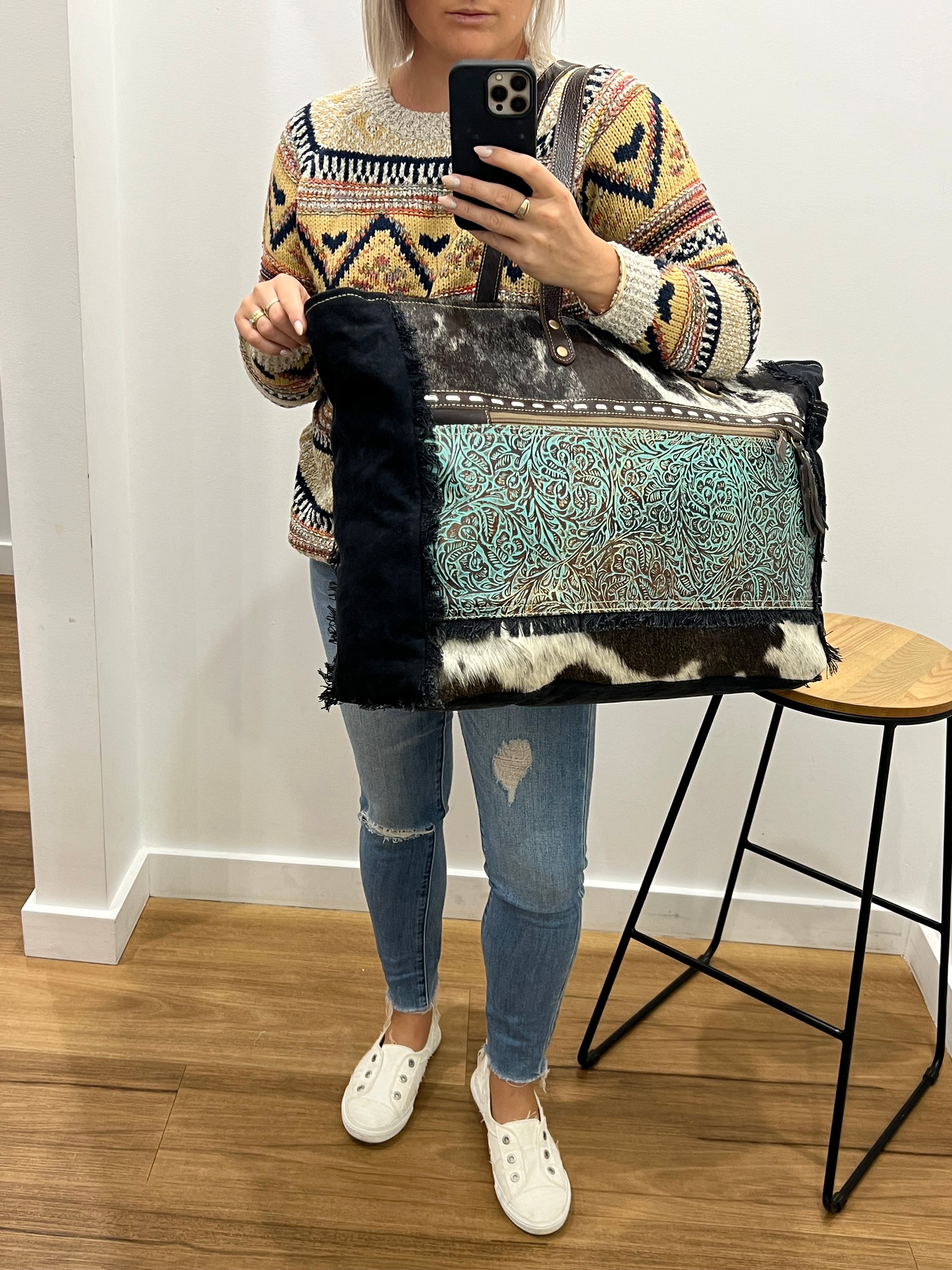 Sea Grass Weekender Bag