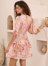 Load image into Gallery viewer, Pastel garden Sleeve Dress
