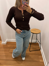 Load image into Gallery viewer, Ashlea Rib Knit - Choc
