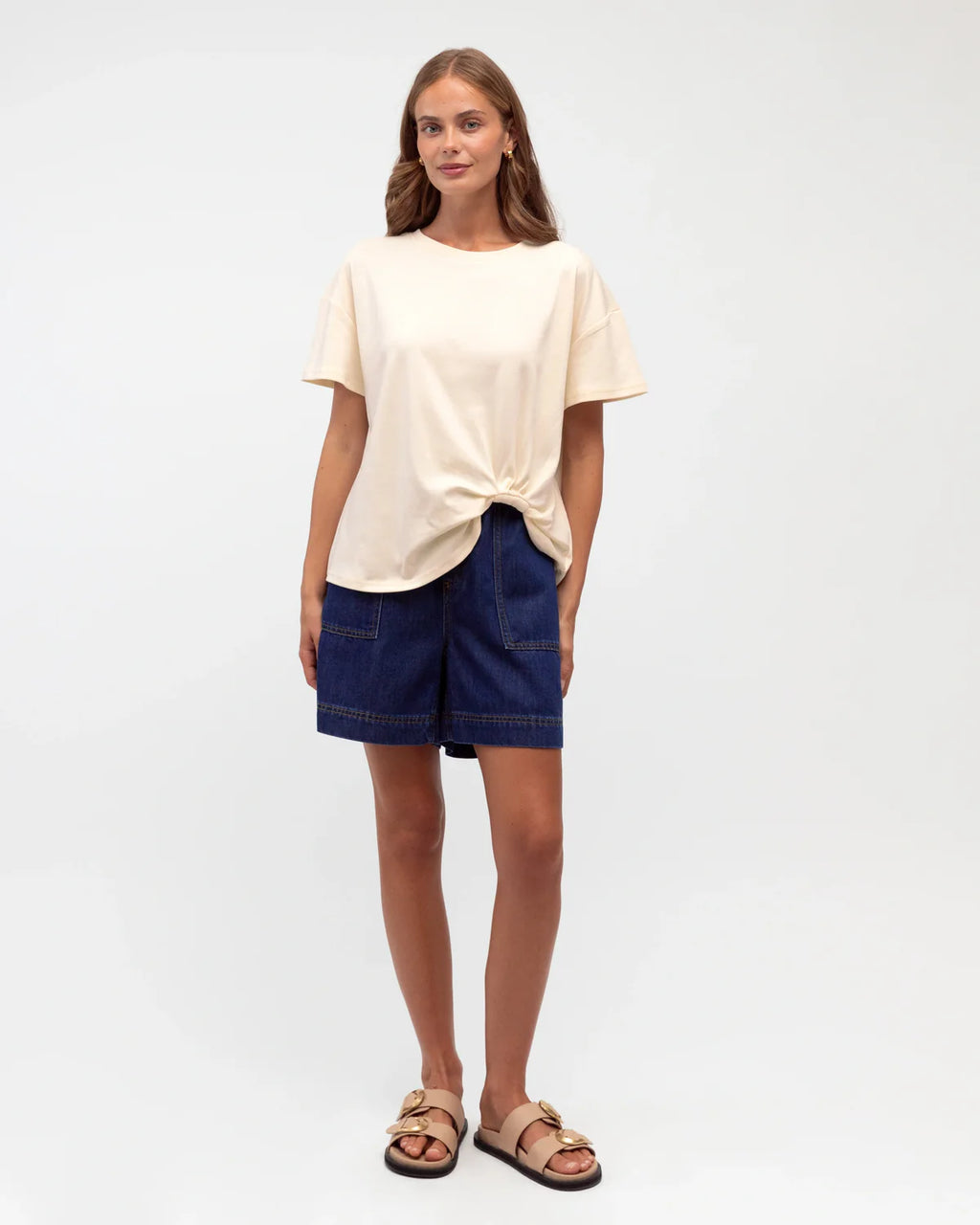 Easy Tuck Shirt - Cream