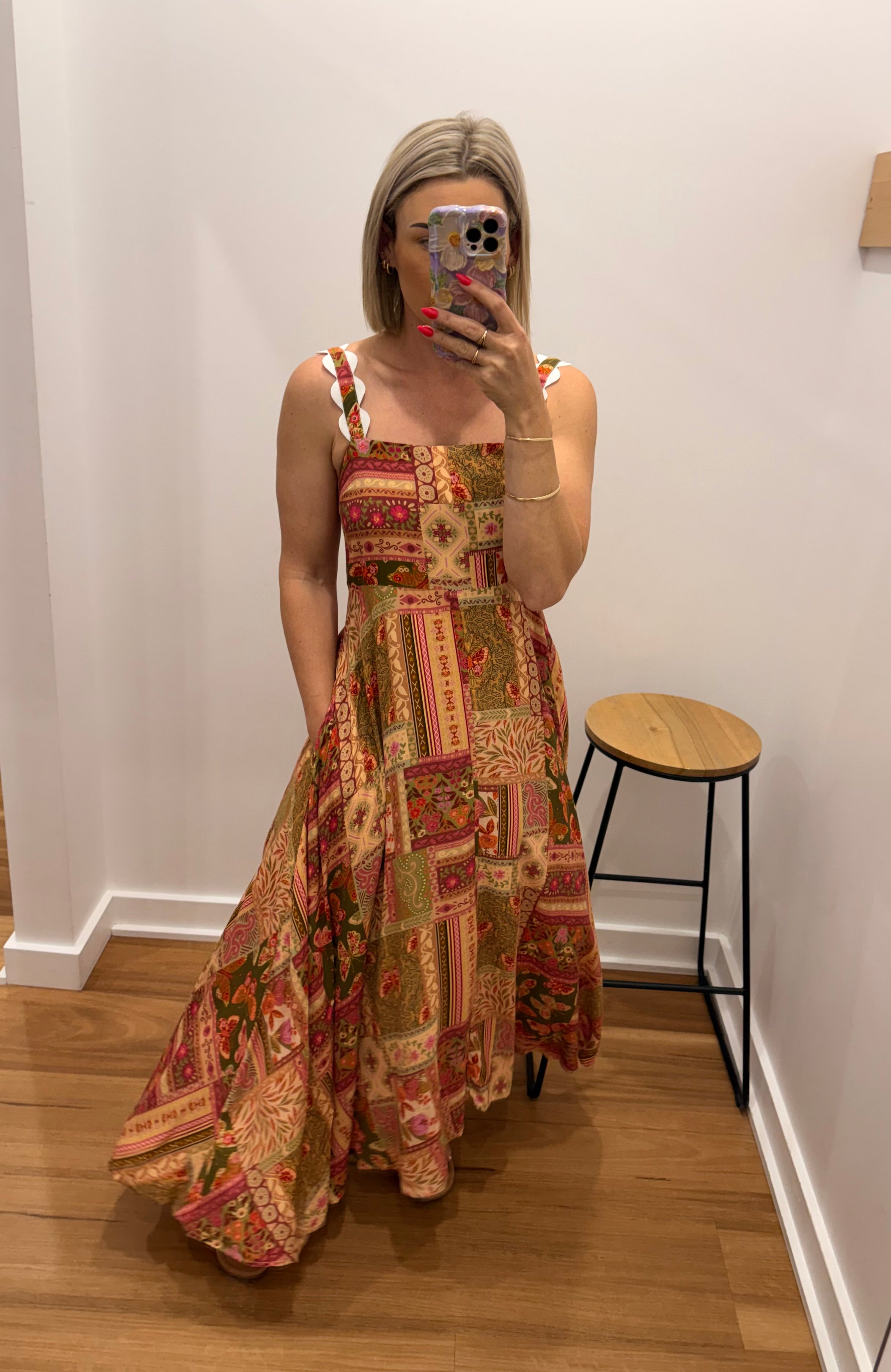 Raspberry Jungle Dress
