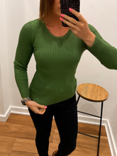 Load image into Gallery viewer, Basic Rib Knit - Green
