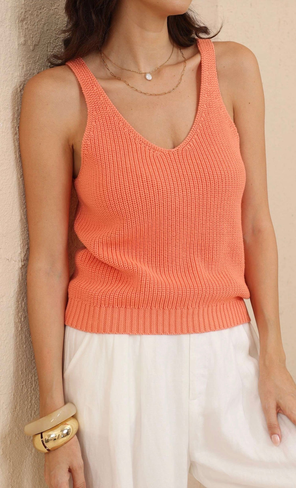 Galla singlet - coral