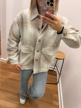 Load image into Gallery viewer, Sienna Jacket - Cream/blue
