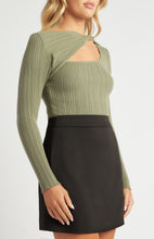 Load image into Gallery viewer, Twisted Rib Knit - Khaki
