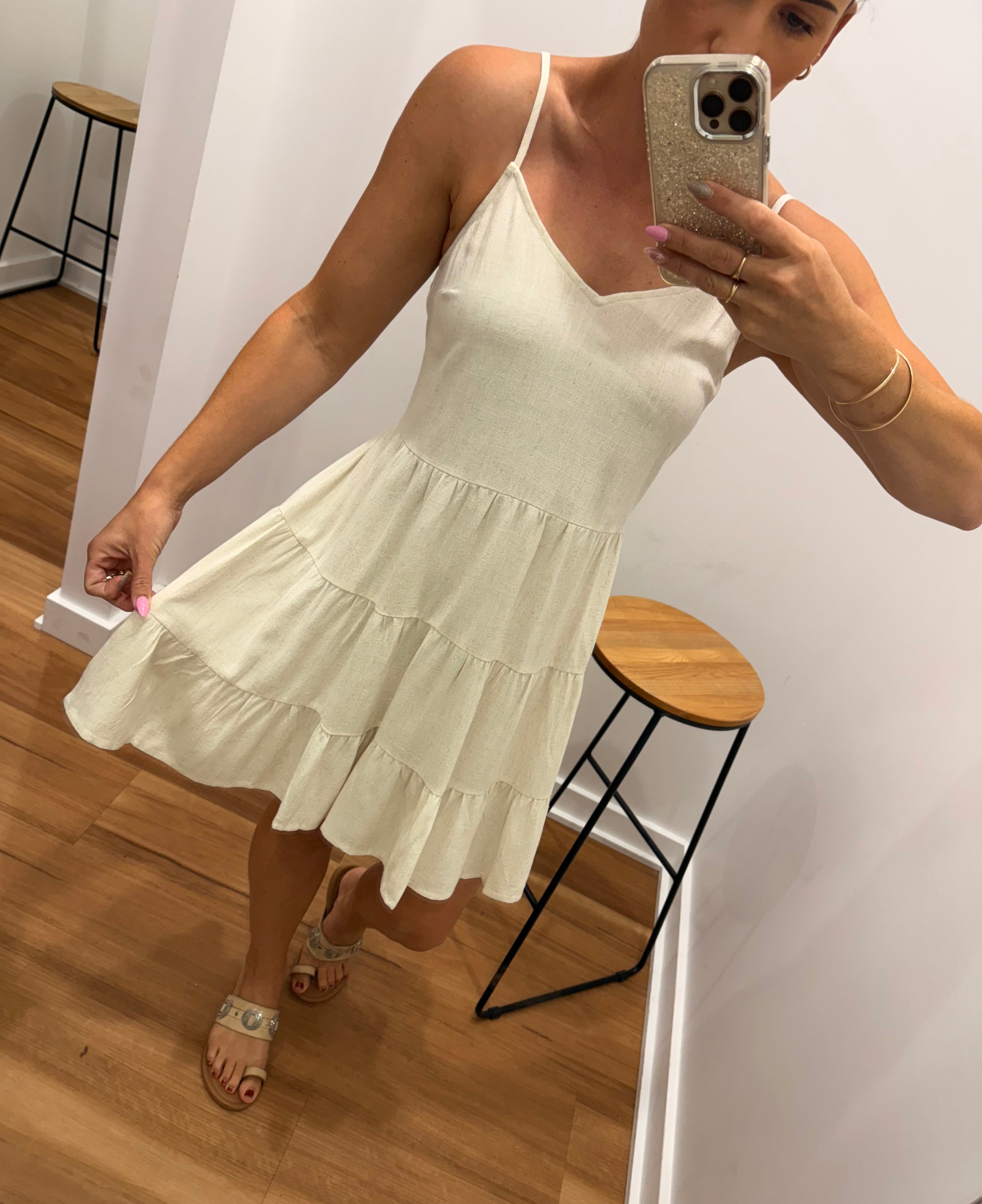 Cruz Dress - Natural