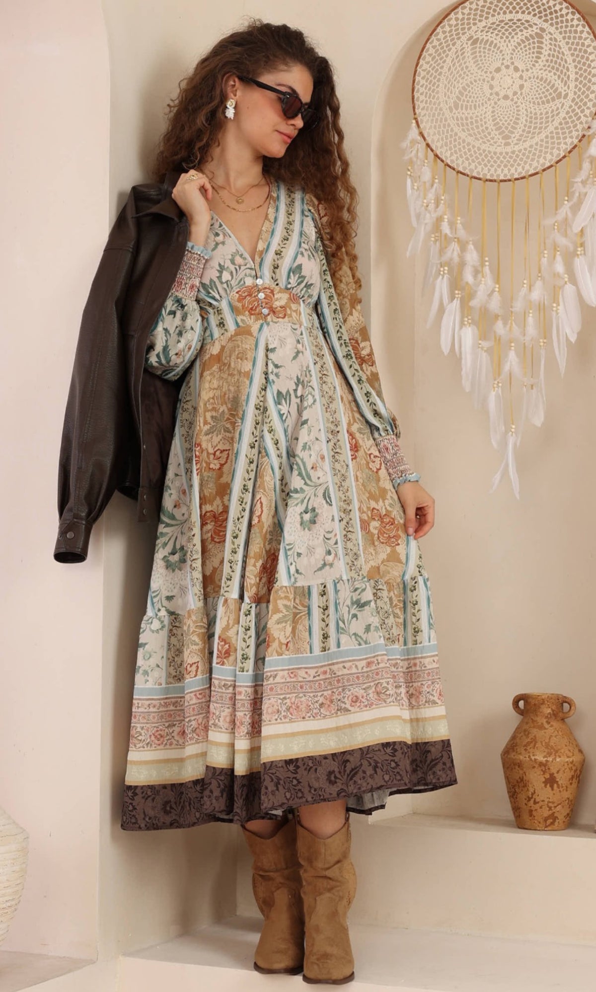 Sage River Maxi Dress