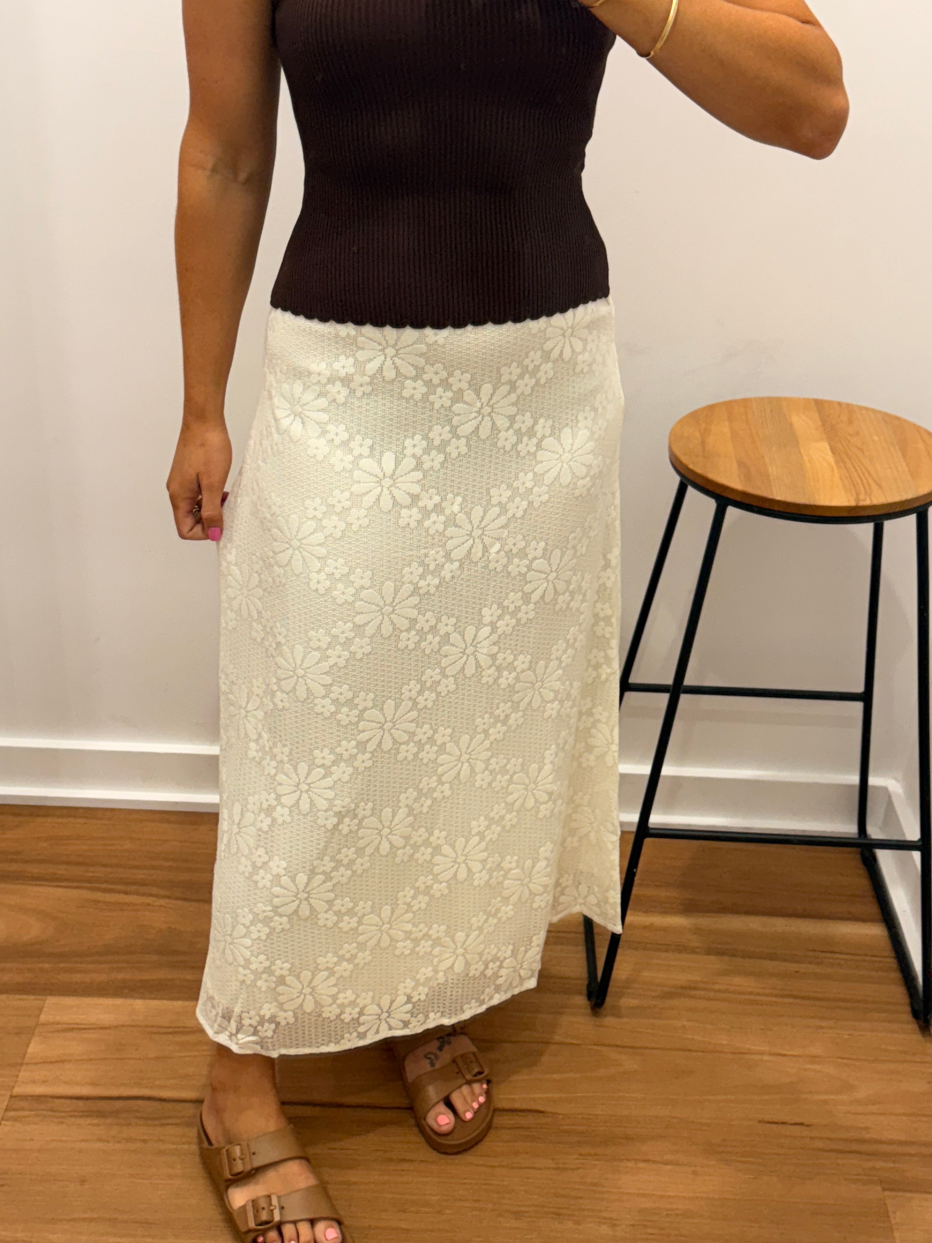 Mylah Skirt - White
