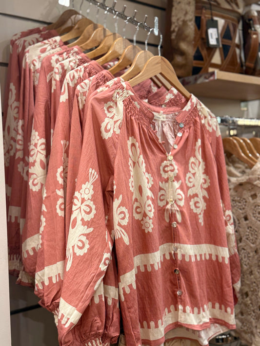 Lona Shirt - Pink