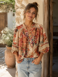 Watercolour Garden Top