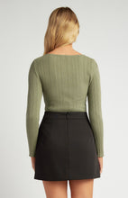 Load image into Gallery viewer, Twisted Rib Knit - Khaki
